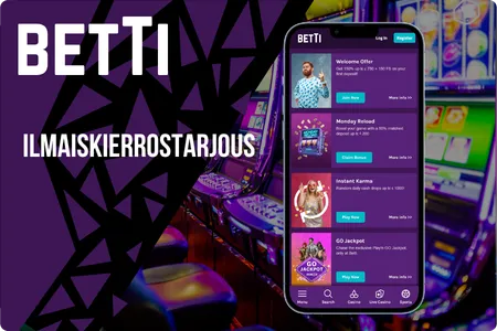 Betti Casinon ilmaiskierrosbonuspaketti